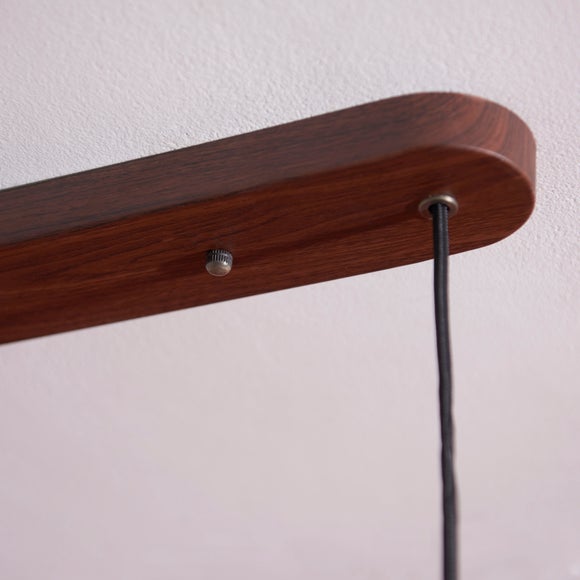 Brigitte 3 Light Adjustable Diner Ceiling Light