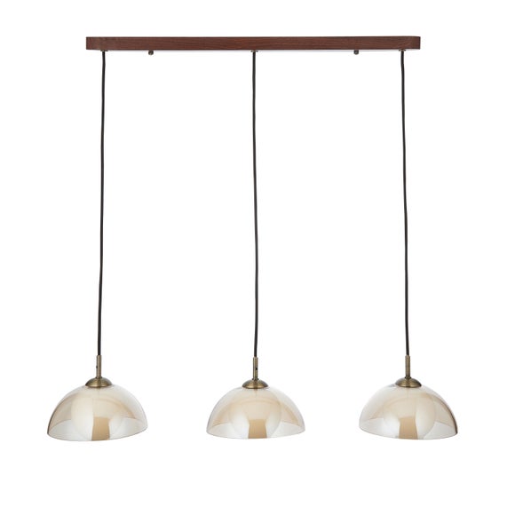 Brigitte 3 Light Adjustable Diner Ceiling Light