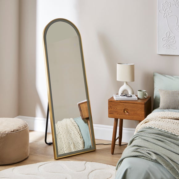 Arched Light Up Full Length Free Standing Cheval Mirror, product image 15
