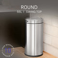 Simplehuman 55L Stainless Steel Swing Top Bin
