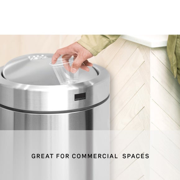 Simplehuman 55L Stainless Steel Swing Top Bin