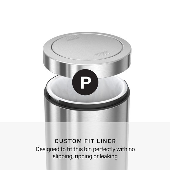 Simplehuman 55L Stainless Steel Swing Top Bin