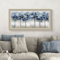 Artko Indigo Grove Panoramic Framed Print
