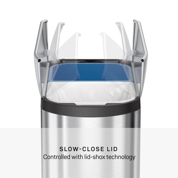 Simplehuman 2020L Stainless Steel Touch Bar Butterfly Recycling Bin