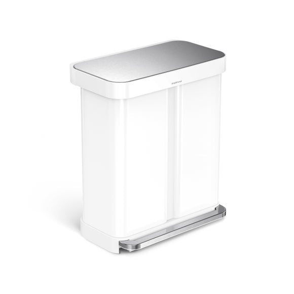 Simplehuman 3424L Stainless Steel Dual Compartment Pedal Bin, product image 11