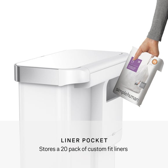 Simplehuman 3424L Stainless Steel Dual Compartment Pedal Bin, product image 14