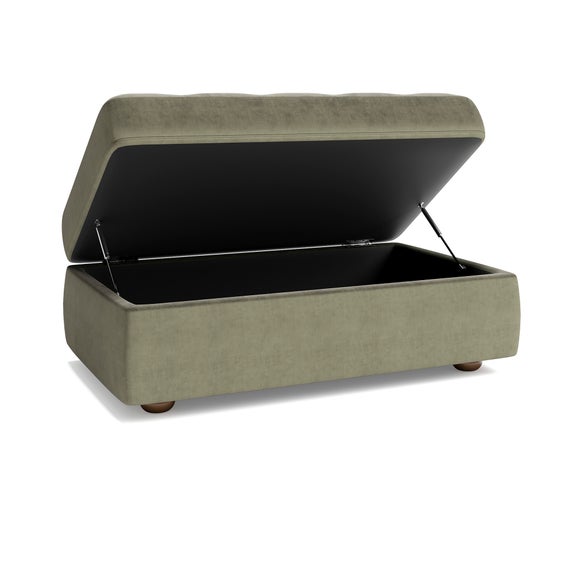 Zoe II Velvet Storage Footstool, product image 29
