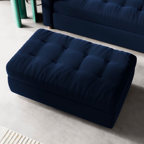 Zoe II Velvet Storage Footstool, product image 14