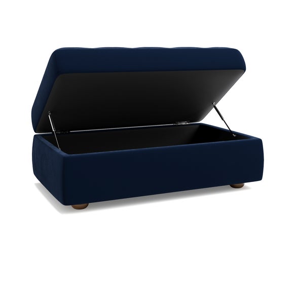 Zoe II Velvet Storage Footstool, product image 19