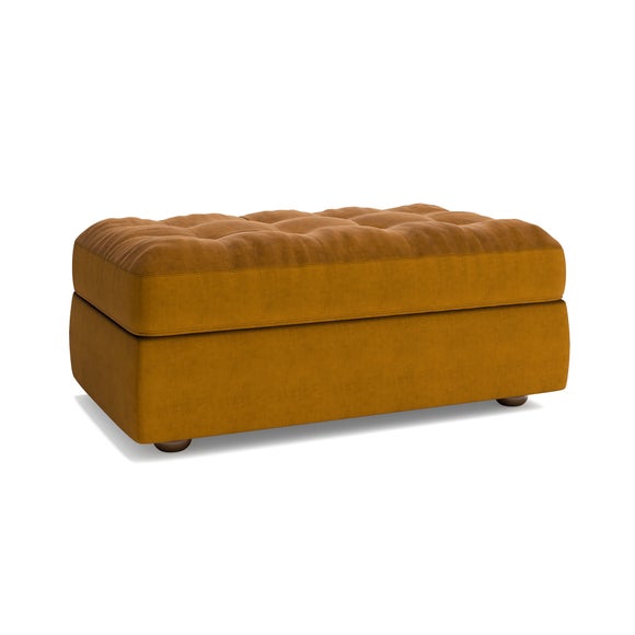 Zoe II Velvet Storage Footstool, product image 7