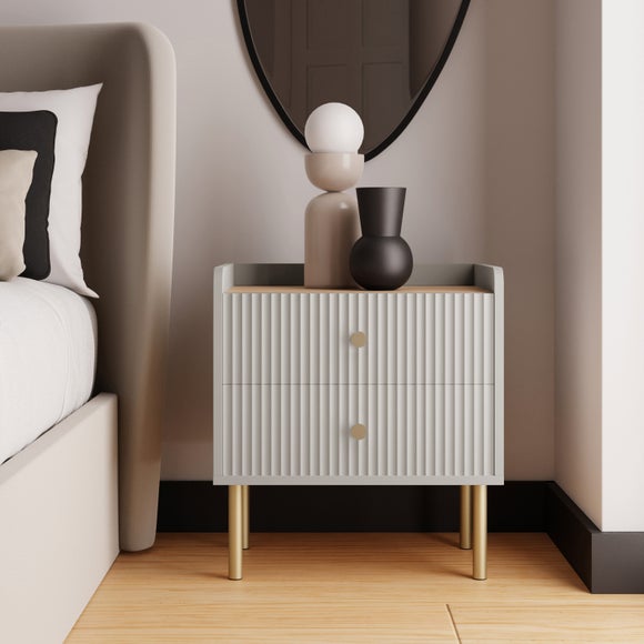 Georgi 2 Drawer Bedside Table, product image 8