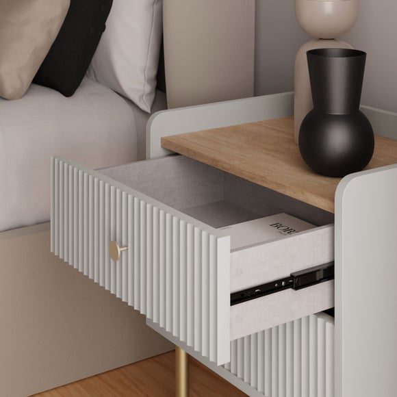 Georgi 2 Drawer Bedside Table, product image 10