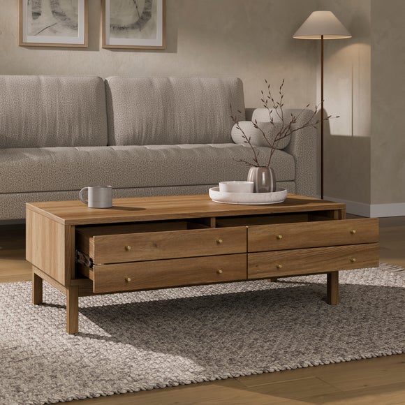 Edgar Coffee Table, Oak Effect