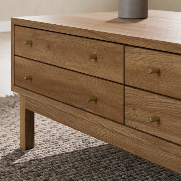 Edgar Coffee Table, Oak Effect