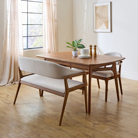 Hugh Dining Bench, Fabric