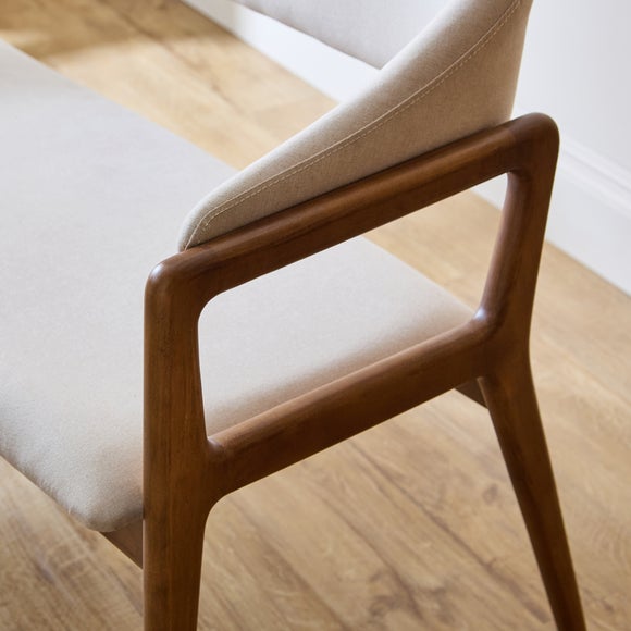 Hugh Dining Bench, Fabric