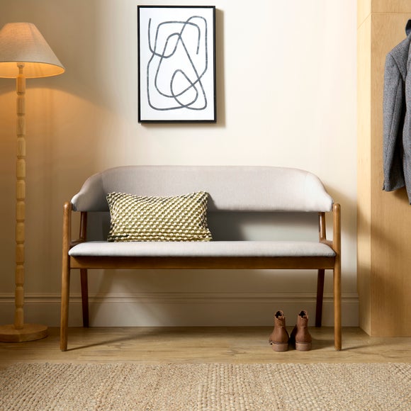Hugh Dining Bench, Fabric