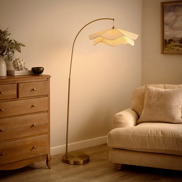 Lilly Adjustable Arc Floor Lamp