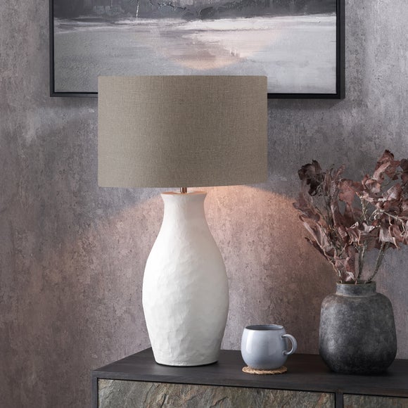 Pacific Lifestyle Eirene Textured Edward Table Lamp