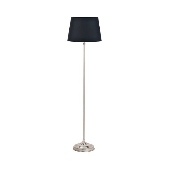 Pacific Lifestyle Auden Metal Stick Floor Lamp with Adelaide Tapered Cotton Mix Lampshade, product image 5