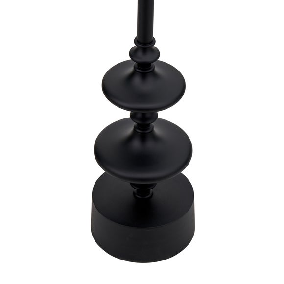 Pacific Lifestyle Emilio Matt Candlestick Floor Lamp with Martigues Boucle Tapered Lampshade