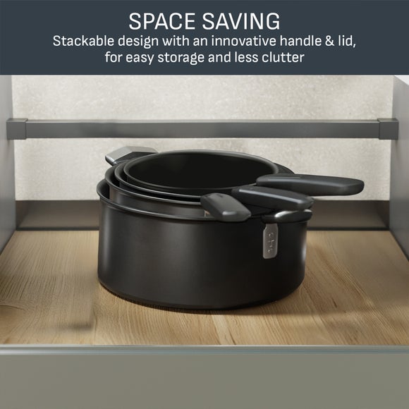 Tefal Titanium Excellence Plus 5 Piece Pan Set