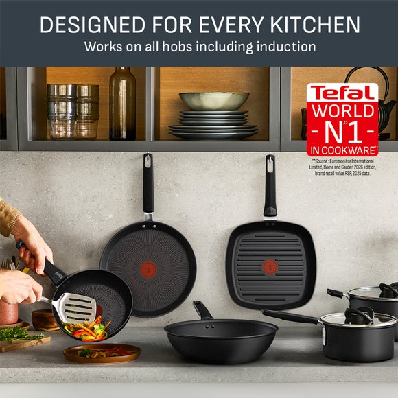 Tefal Titanium Excellence Plus 5 Piece Pan Set