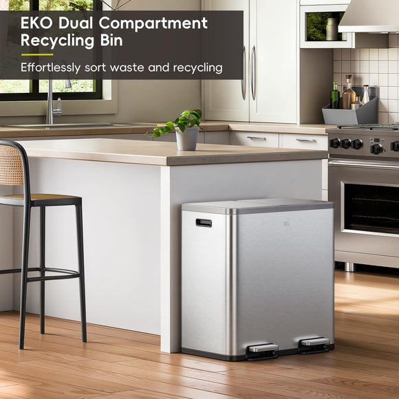 EKO Ecocasa Plus 4040L Stainless Steel Recycling Bin