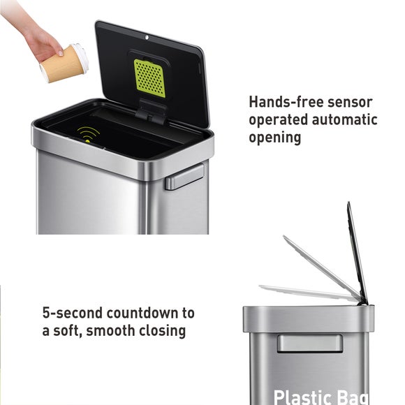 EKO Deluxe Mirage T 50L Sensor Bin