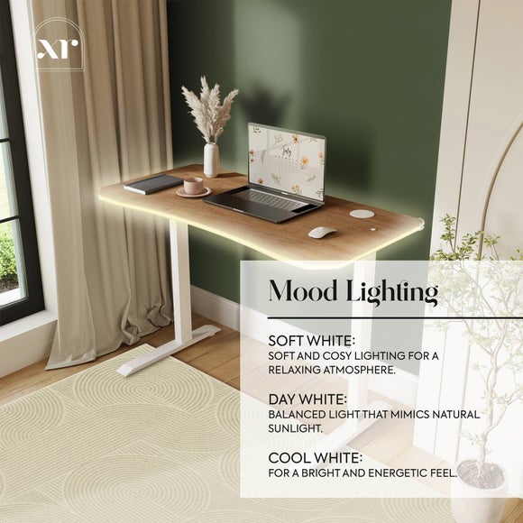 X Rocker Oka LED Compact Office Desk, product image 11