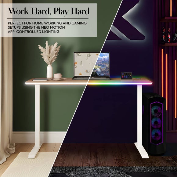 X Rocker Oka LED Compact Office Desk, product image 16