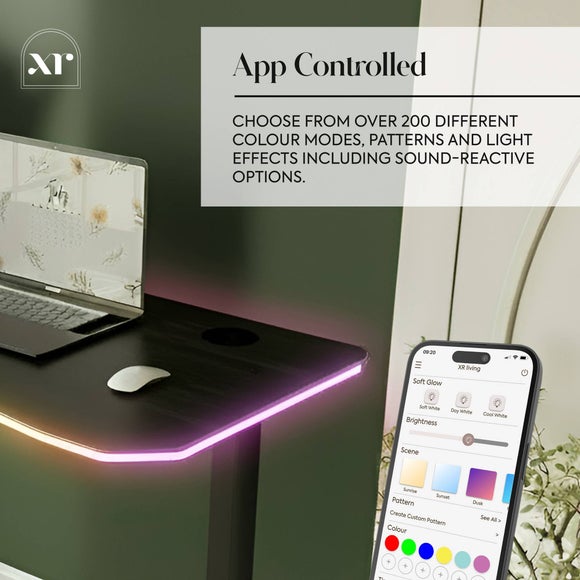 X Rocker Oka LED Compact Office Desk, product image 20