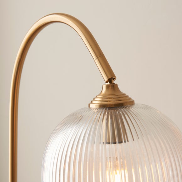 Vogue Leroy Ribbed Adjustable Floor Lamp