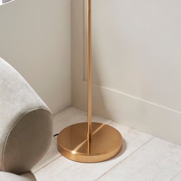 Vogue Leroy Ribbed Adjustable Floor Lamp