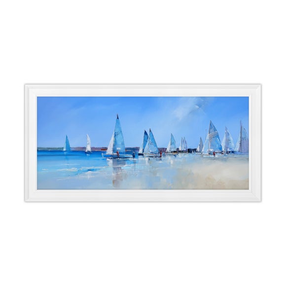 Artko Penny Race Day by Craig Trewin Framed Print