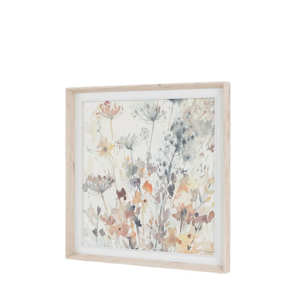 Cedar and Sage Botanical Notes Framed Canvas