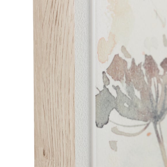 Cedar and Sage Botanical Notes Framed Canvas