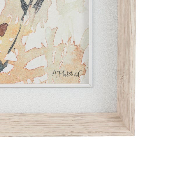 Cedar and Sage Botanical Notes Framed Canvas