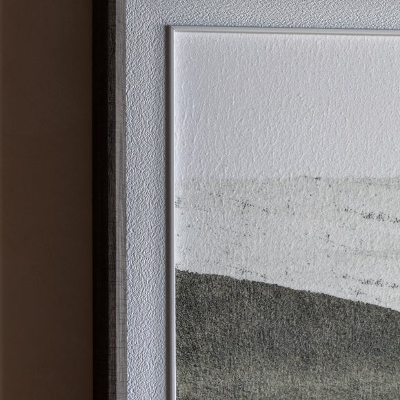Cedar and Sage Landscape Morning Haze Framed Canvas