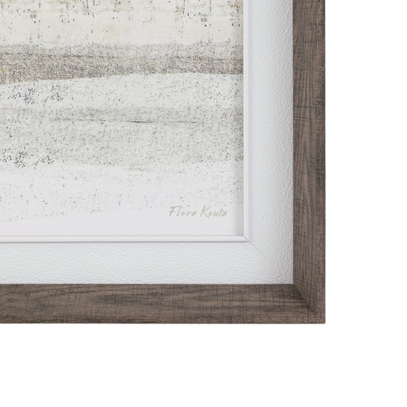 Cedar and Sage Landscape Morning Haze Framed Canvas